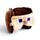 Poduszka podróżna Relaxeazzz z maską na oczy Minecraft Steve
