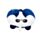 Poduszka podróżna Relaxeazzz z pianki memory panda Adoramals