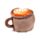 Pluszowy stoper do drzwi w kształcie Cappuccino Foodiemals
