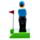 Figurka solarna "Golfista"