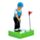 Figurka solarna "Golfista"