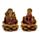 Figurka -"Złoty Ganesh & Lakshmi Lotus"- Zestaw 2 sztuk