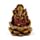 Figurka -"Złoty Ganesh & Lakshmi Lotus"- Zestaw 2 sztuk