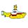 Puzzle drewniane 130 elementów - The Beatles Yellow Submarine