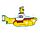 Puzzle drewniane 130 elementów - The Beatles Yellow Submarine