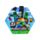 Puzzle drewniane, 130 elementów - Minecraft Creeper
