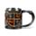 Dekoracyjny Średniowieczny Herb Złoty i srebrny Tankard