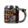 Dekoracyjny Średniowieczny Herb Złoty i srebrny Tankard