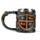 Dekoracyjny Średniowieczny Herb Złoty i srebrny Tankard