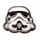 Zestaw 4 podkładek pod kubek z motywem Stormtrooper 