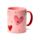Kubek porcelanowy z motywem Amore Heart