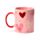 Kubek porcelanowy z motywem Amore Heart