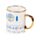 Kubek porcelanowy z motywem Evil Eye
