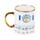 Kubek porcelanowy z motywem Evil Eye