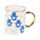 Kubek porcelanowy z motywem Evil Eye Dłoń