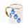 Kubek porcelanowy z motywem Evil Eye Dłoń