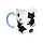 Kubek porcelanowy - Lucky the Black Cat