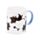 Kubek porcelanowy z motywem Lucky the Black Cat