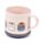 Kubek porcelanowy z podstawką/pokrywką z motywem Pusheen Sushi Club
