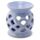 Ceramiczny podgrzewacz olejków z otworami w kształcie łuski rybiej "Eden"