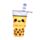 Piórnik płócienny - Bubble Tea - Foodiemals