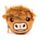 Portfel pluszowy – krowa Highland Coo