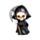 Figurka -"Zestaw 3 mini czaszek Reaper z kosami"