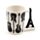 Kubek ceramiczny z uchwytem w kształcie gitary "Gitary Rockowe Headstock"