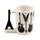 Kubek ceramiczny z uchwytem w kształcie gitary "Gitary Rockowe Headstock"