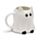 Kubek ceramiczny w kształcie kota ducha Spooky