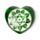 Popielnica na kadzidła rzeźbiony steatyt Chakra Heart Ashcatcher