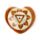 Popielnica na kadzidła rzeźbiony steatyt Chakra Heart Ashcatcher
