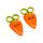 Nożyczki dla dzieci Foodiemals Cecil the Carrot w uchwycie