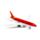 Zabawka typu pull back - Samolot Flyline Jet