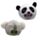 Pluszowa zabawka do ściskania - Panda i Koala