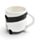 Kubek ceramiczny odwrócony "Panda Pandarama"