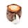 Pluszowy termofor  z nasionami pszenicy do mikrofalówki - Foodiemals Cappuccino