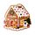 Puzzle drewniane 130 elementów - Christmas Gingerbread Baker Street