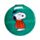 Lusterko kompaktowe z motywem Peanuts Christmas Snoopy & Woodstock Świąteczny