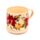 Zestaw porcelanowych kubków i pokrywek - Christmas Botanicals