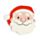 Serwetki papierowe w kształcie Świętego Mikołaja Jingle Bunch Christmas (12 sztuk)