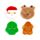 Pluszowy ogrzewacz do rąk w kształtach Christmas Jingle Bunch