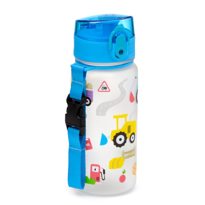 Butelka na wodę dla dzieci plastikowa 350ml- Little Tractors