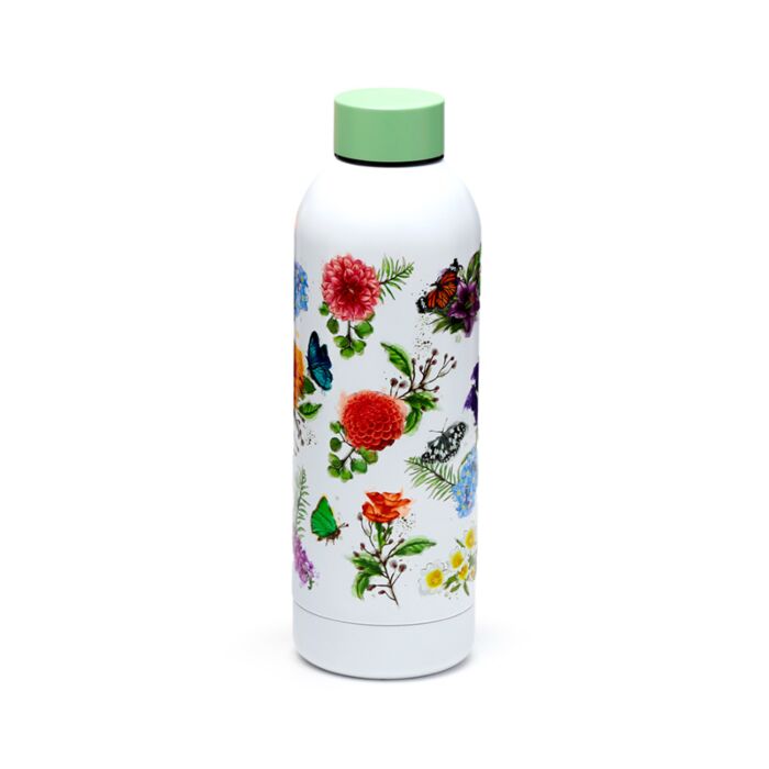 Butelka termiczna ze stali nierdzewnej 530ml - Butterfly Meadows