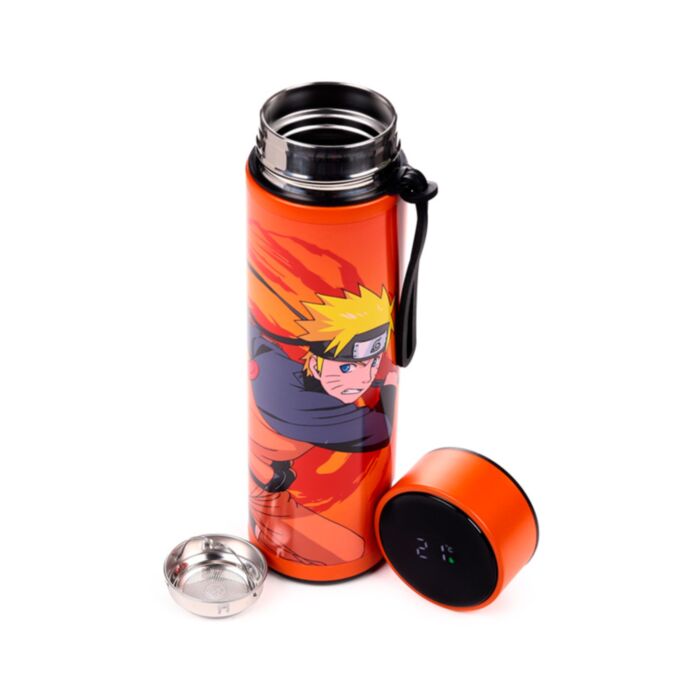 Butelka termiczna o pojemności 450ml z termometrem cyfrowym Naruto