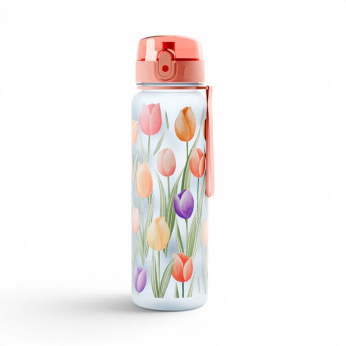 Butelka dla dzieci o pojemności 600ml Tulipany