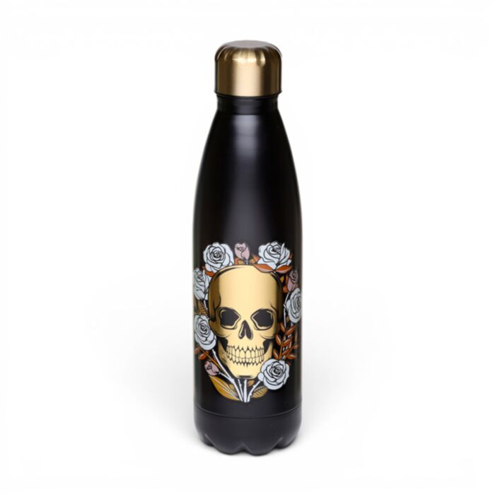 Butelka termiczna o pojemności 500ml czaszki i róże