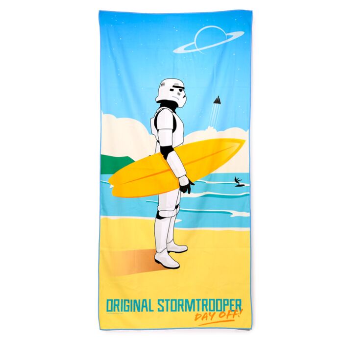 Ręcznik plażowy z mikrofibry - The Original Stormtrooper Surfer