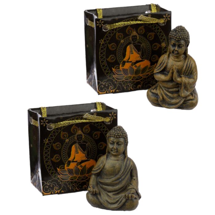 Figurka w ozdobnej torebce " Tajski Budda"
