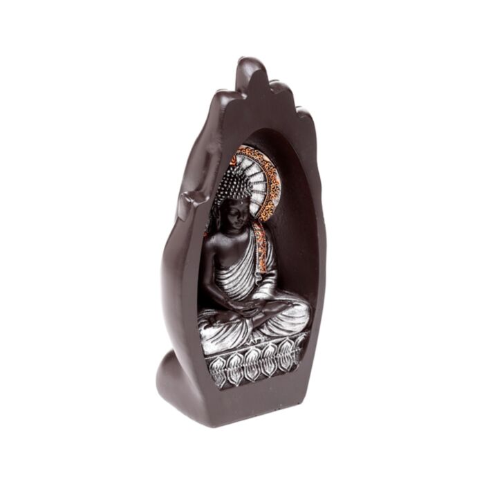 Figurka - Budda srebrno-czarny